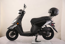 TrailMaster Flash 50cc Street Scooter, CVT Automatic, LED Lights, Rear Trunk Included, Ships Fully Assembled