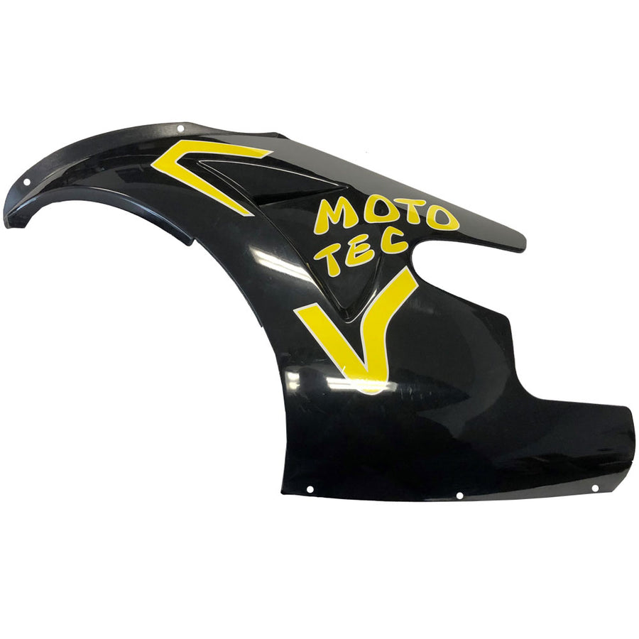 MotoTec GT Pocket Bike Left Fairing Yellow - view 2