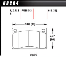 Load image into Gallery viewer, Brake Pads Volvo Front HP Plus