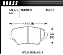 Load image into Gallery viewer, Brake Pads Front Mazda Miata HP Plus