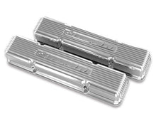 Load image into Gallery viewer, SBC Valve Covers Finned Vintage Series Polished
