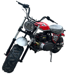 TrailMaster Hurricane 200X PRO Mini Bike, 196cc 6.5hp with Electric Start, Torque Converter, Dual Disc Brakes, Front & Rear Suspension, LED Headlight