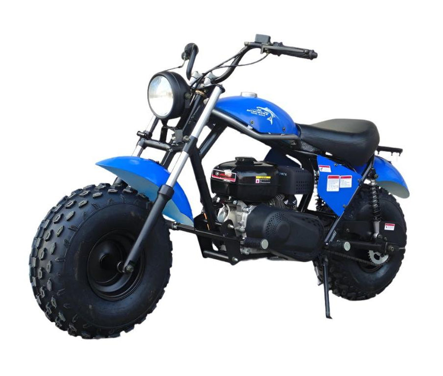 TrailMaster Monster Dog II Mini Bike, 196cc 6.5hp with Torque Converter, Rear Hydraulic Disc Brake
