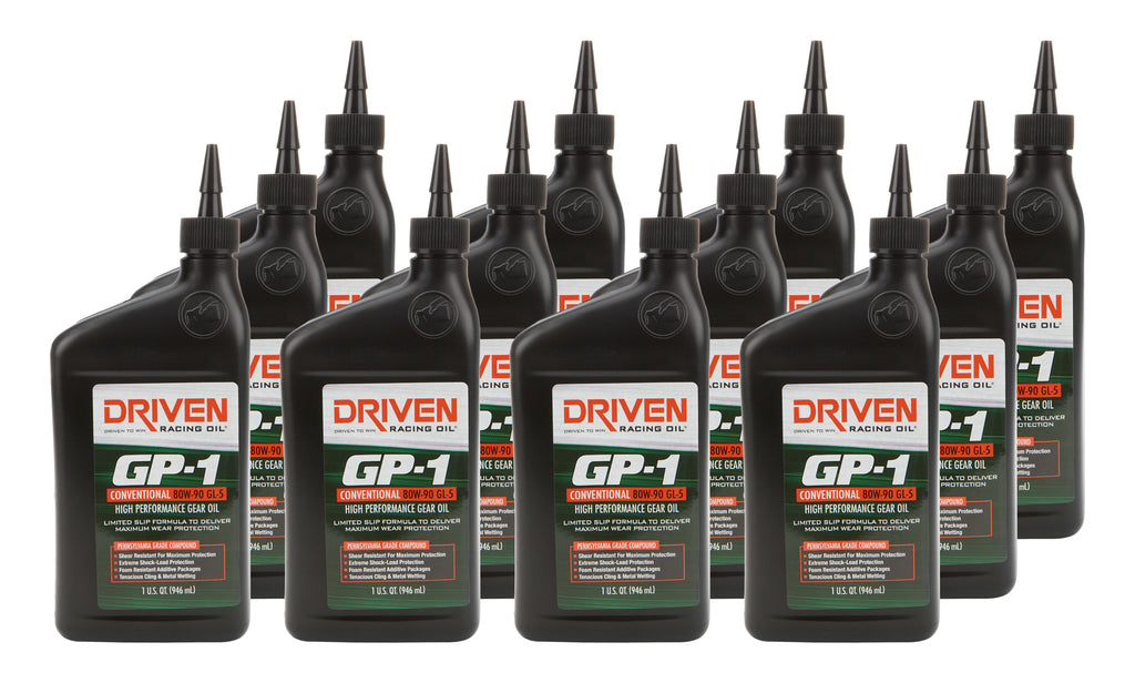 GP-1 80w90 Gear Oil Case 12 x 1 Quart
