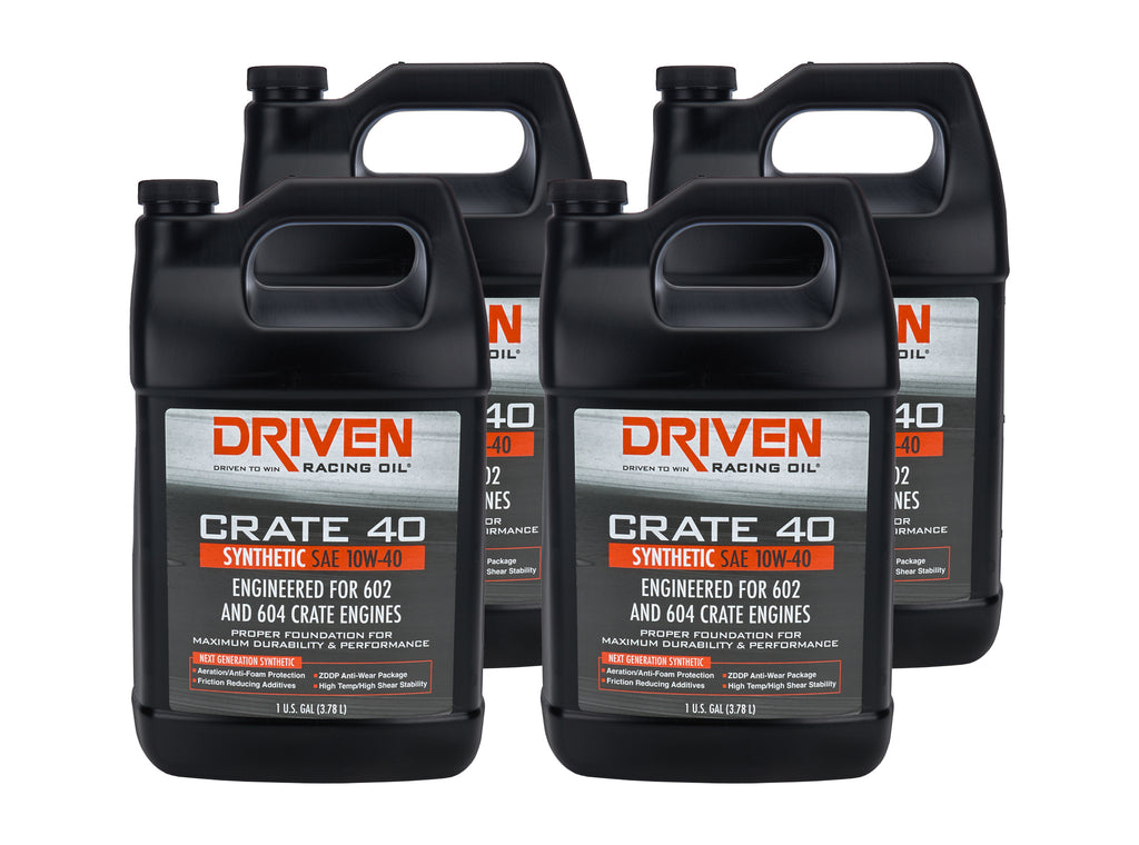 Crate 40 10w40 Synthetic Oil Case 4 x 1 Gallon