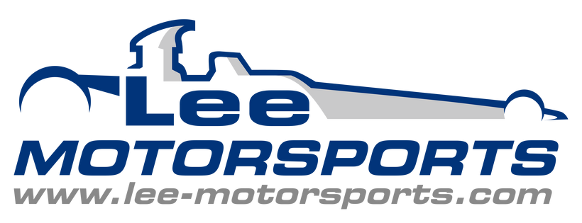 Lee Motorsports logo — high-performance racing parts and accessories with nationwide sales and delivery