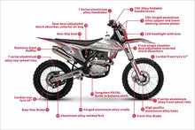 TrailMaster LX250 Dirt Bike, 6-Speed Manual, Dual Disc Brakes, Electric Start with Kick backup, (21/18) Wheels