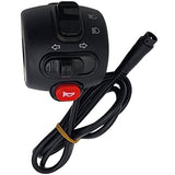 MotoTec Lowboy 60v 2500w Left Handlebar Control Barrel Connector - MT-Lowboy-60v-Left-Handlebar-Control-Barrel-Connector