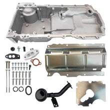 Load image into Gallery viewer, Oil Pan GM LT Eng. Swap Drainbacks Cast Alm.