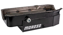 SBC 8qt CT Oil Pan - RH Dipstick 80-85