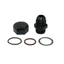 Load image into Gallery viewer, Positive Seal Vented Fitting 8an - Black