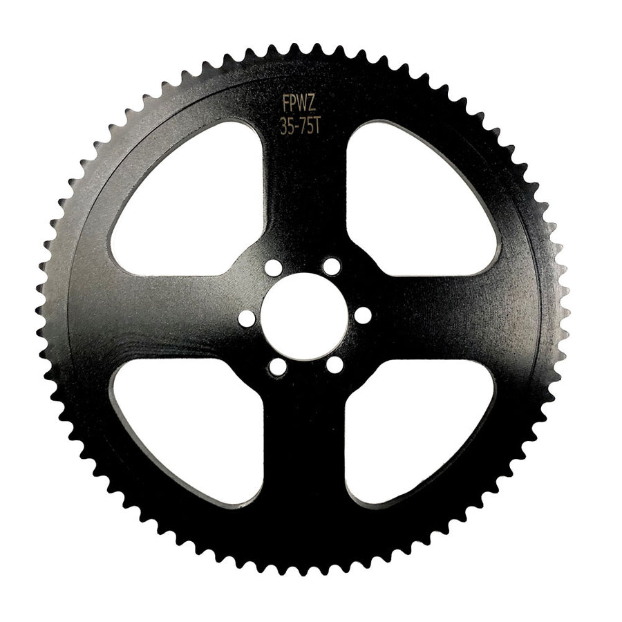 MotoTec 105cc Mini Bike Rear Sprocket 75T - view 2
