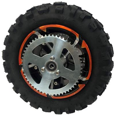 MotoTec 2000w Scooter Full Rear Wheel