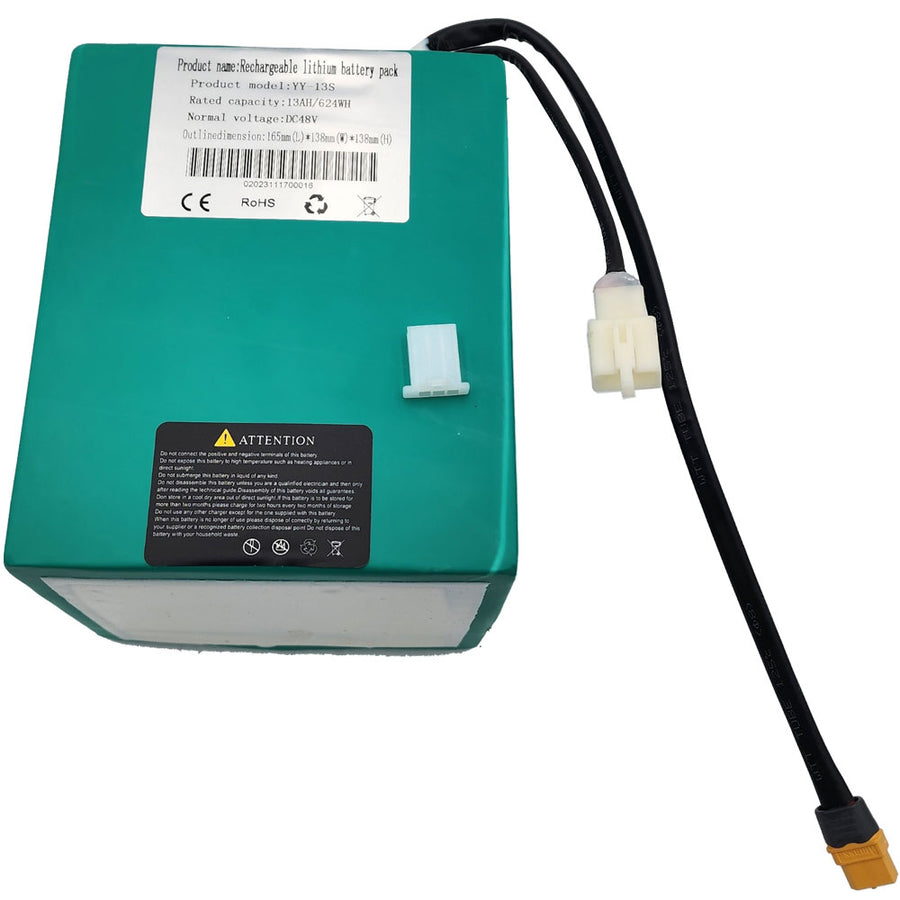 MotoTec 48v13ah Lithium Battery - Pro 1800w - V1 - view 2