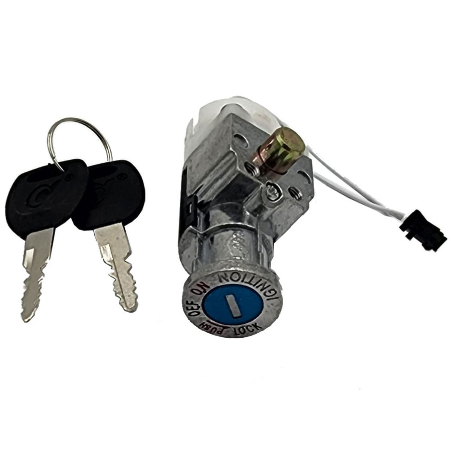 MotoTec 48v 700w Folding Trike Battery Key Assembly V2 - view 2