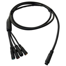 MotoTec 48v 700w Folding Trike 3 Speed Wire Harness 4 Connector V2