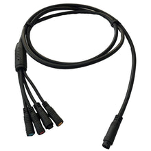 MotoTec 48v 700w Folding Trike 3 Speed Wire Harness 4 Connector V2 - view 2