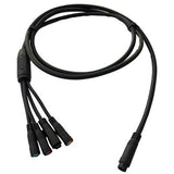 MotoTec 48v 700w Folding Trike 3 Speed Wire Harness 4 Connector V2 - Trike-700w-3-Speed-Wire-Harness-4-Connector-V2