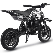 MotoTec Alien 50cc 2-Stroke Kids Gas Dirt Bike Black – view 4