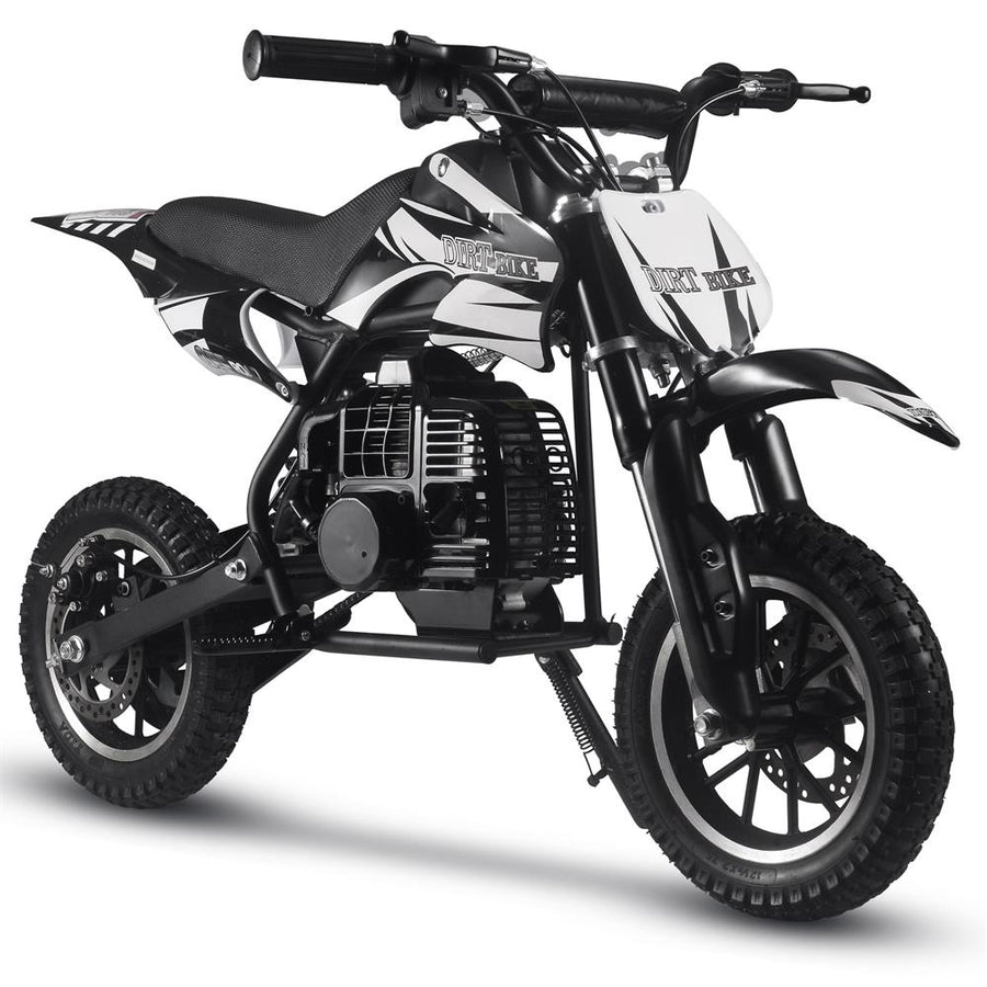 MotoTec Alien 50cc 2-Stroke Kids Gas Dirt Bike Black – view 6
