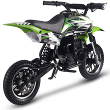 MotoTec Alien 50cc 2-Stroke Kids Gas Dirt Bike Green – view 4