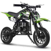 MotoTec Alien 50cc 2-Stroke Kids Gas Dirt Bike Green – view 6