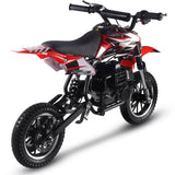 MotoTec Alien 50cc 2-Stroke Kids Gas Dirt Bike Red – view 3