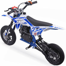 MotoTec Villain 52cc 2-Stroke Kids Gas Dirt Bike Blue – view 2