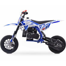MotoTec Villain 52cc 2-Stroke Kids Gas Dirt Bike Blue – view 6