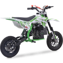MotoTec Villain 52cc 2-Stroke Kids Gas Dirt Bike Green – view 5
