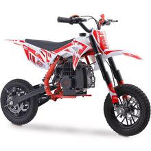 Load image into Gallery viewer, MotoTec Villain 52cc 2-Stroke Kids Gas Dirt Bike Red