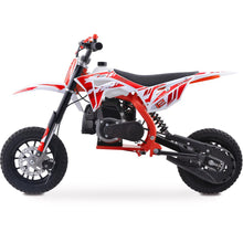MotoTec Villain 52cc 2-Stroke Kids Gas Dirt Bike Red – view 2