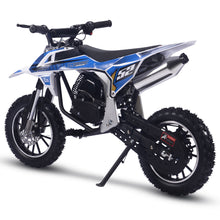 MotoTec Warrior 52cc 2-Stroke Kids Gas Dirt Bike Blue – view 4