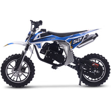 MotoTec Warrior 52cc 2-Stroke Kids Gas Dirt Bike Blue – view 5