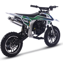 MotoTec Warrior 52cc 2-Stroke Kids Gas Dirt Bike Green – view 3