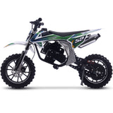 MotoTec Warrior 52cc 2-Stroke Kids Gas Dirt Bike Green – view 5