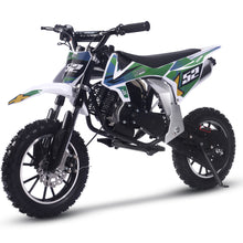 MotoTec Warrior 52cc 2-Stroke Kids Gas Dirt Bike Green – view 6