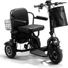 MotoTec Folding Mobility Electric Trike 48v 1000w Dual Motor Lithium Black – view 2