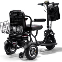 MotoTec Folding Mobility Electric Trike 48v 1000w Dual Motor Lithium Black – view 5