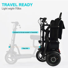 MotoTec Folding Mobility Electric Trike 48v 700w Dual Motor Lithium Black – view 6