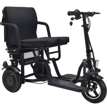 MotoTec Folding Mobility Electric Trike 48v 700w Dual Motor Lithium Black – view 2