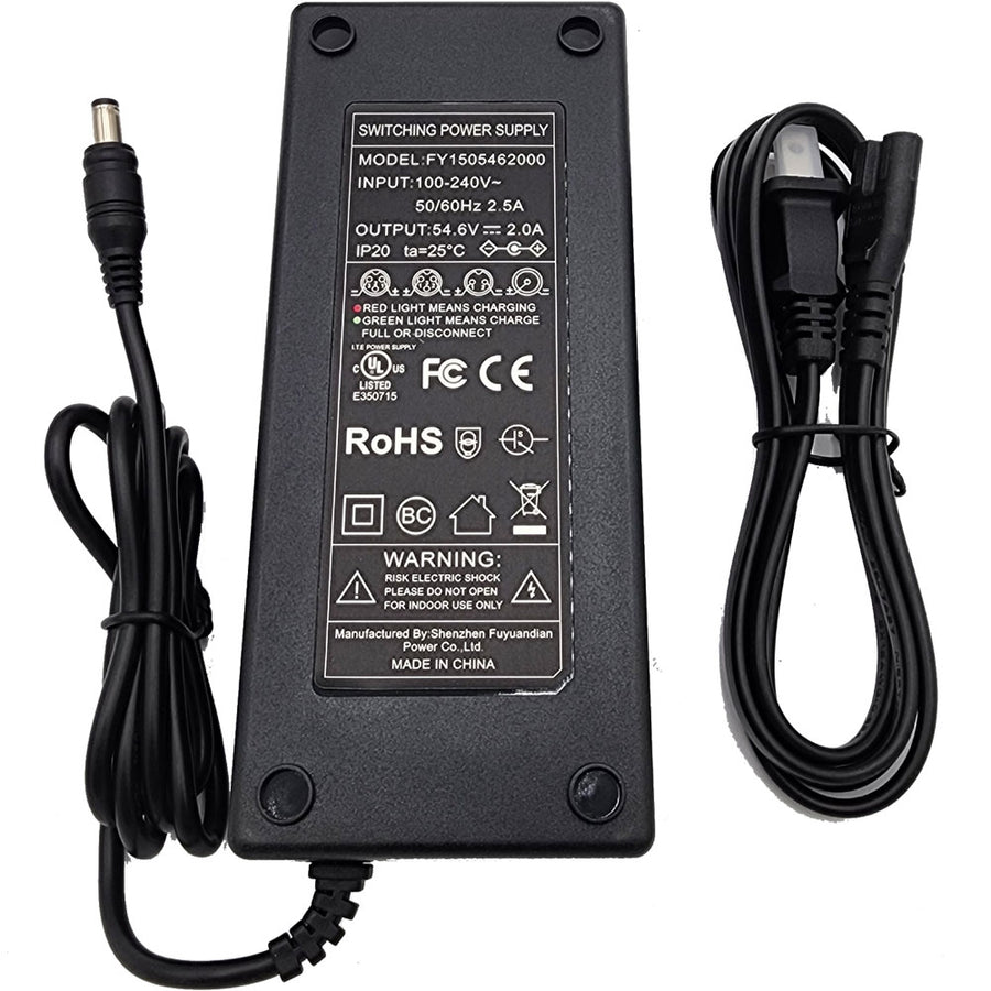 MotoTec Fury 48v Charger Lithium Barrel End - view 2
