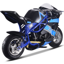 MotoTec Gas Pocket Bike GT 49cc 2-Stroke Blue – view 3