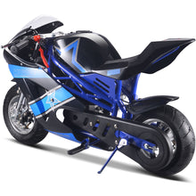 MotoTec Gas Pocket Bike GT 49cc 2-Stroke Blue – view 4