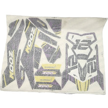 MotoTec 36v 300w (HP122e) Electric Dirt Bike - Sticker Kit Purple