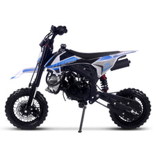 MotoTec Hooligan 72cc 4-Stroke Gas Dirt Bike Blue – view 3