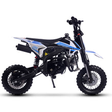 MotoTec Hooligan 72cc 4-Stroke Gas Dirt Bike Blue – view 6