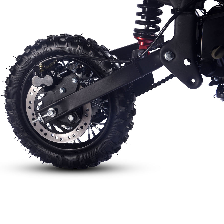 MotoTec Hooligan 72cc 4-Stroke Gas Dirt Bike Blue – view 7