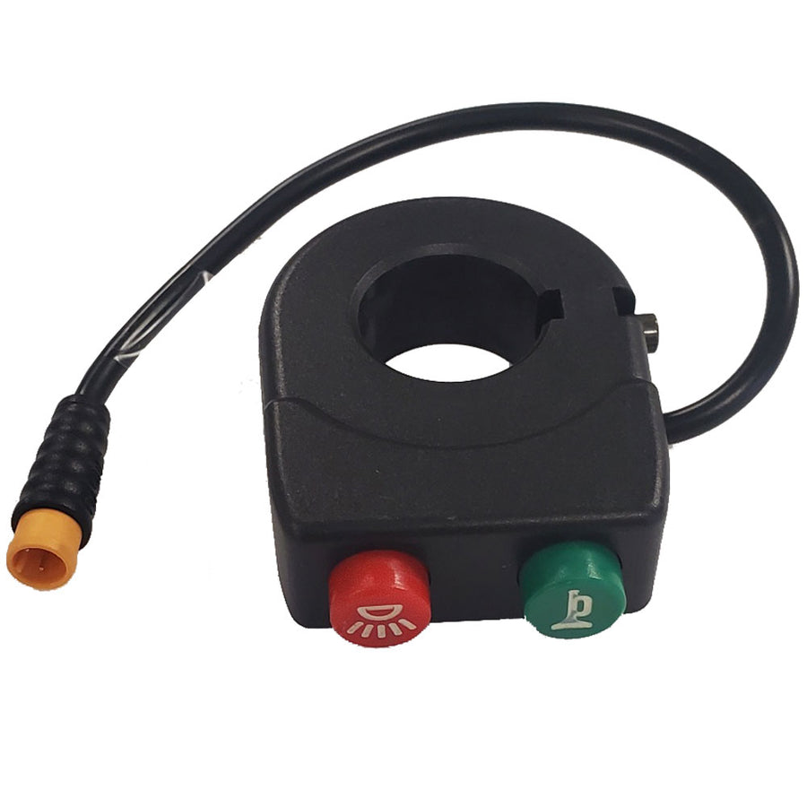 MotoTec Metro Horn Light Button - view 2