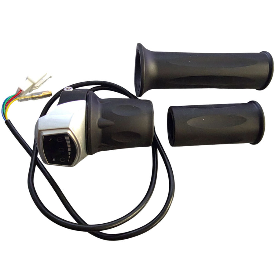 MotoTec 48v 1000w Mini Bike - Twist Throttle Key Assembly V2 - view 2